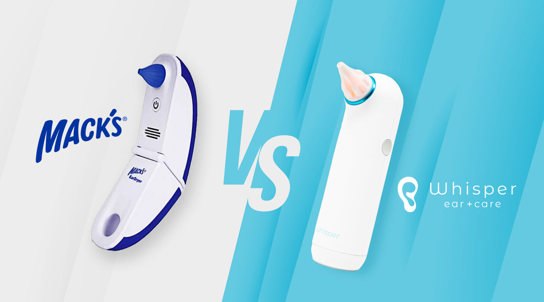 Whisper ear dryer versus Mack's ear dryer, which one is the best ear dryer