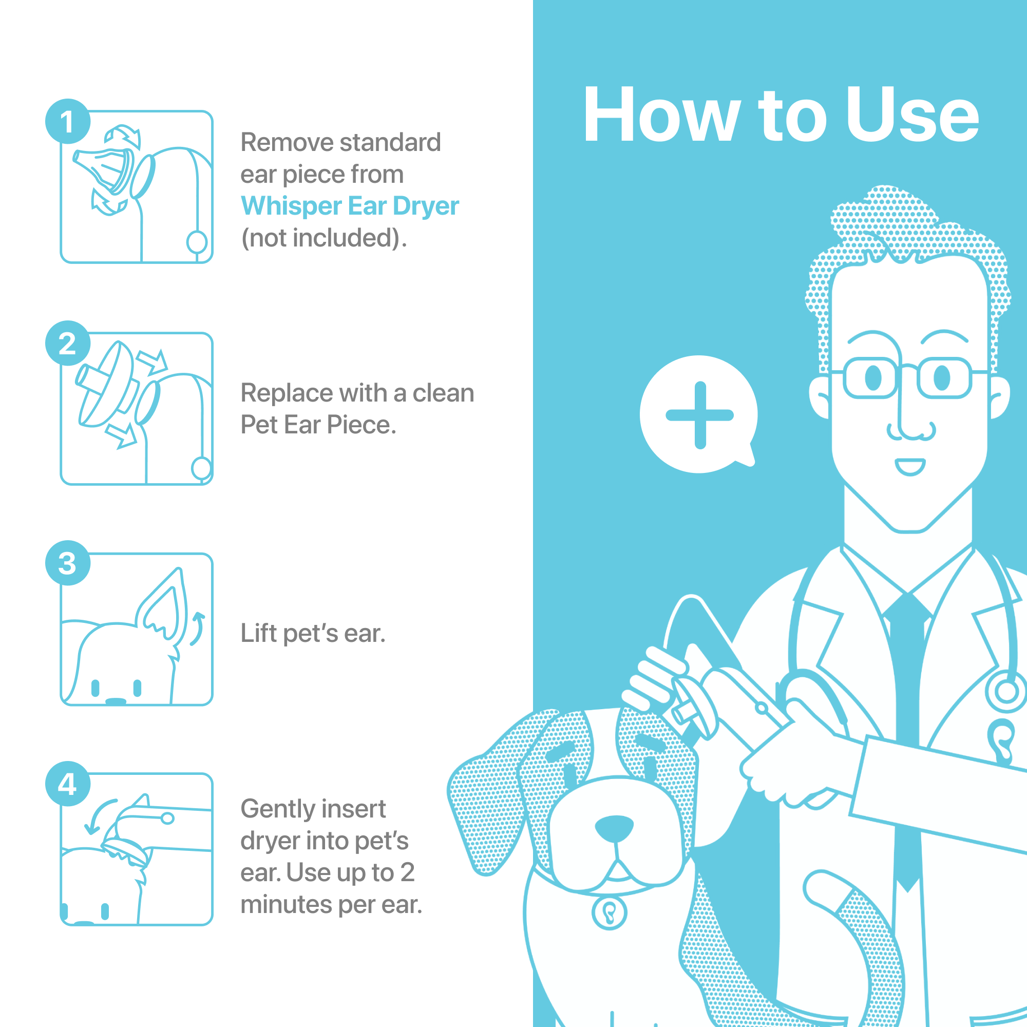 Pet Ear Pieces
